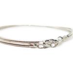 Light Weight Amazing Design Anklet with Rhodium Polish for Girls